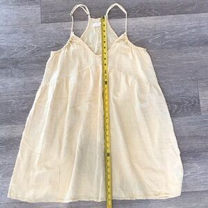 Rip Curl Yellow Lightweight Beach Coverup Dress